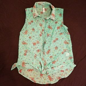 Floral Button Up Shirt